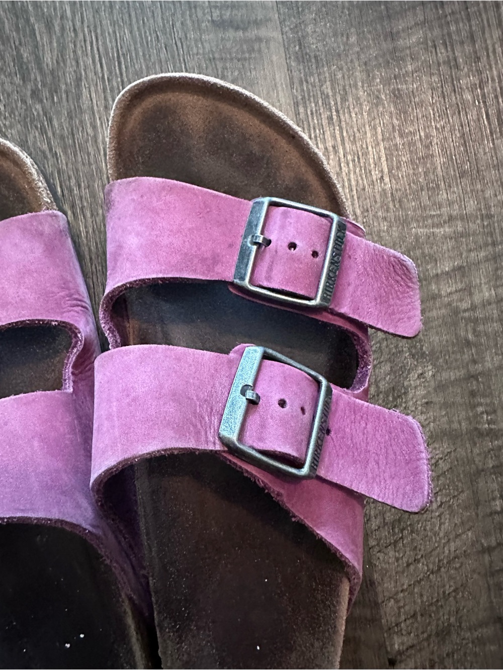 Birkenstock Lavender Pink Slide Sandals Size 38 - Picture 4 of 6